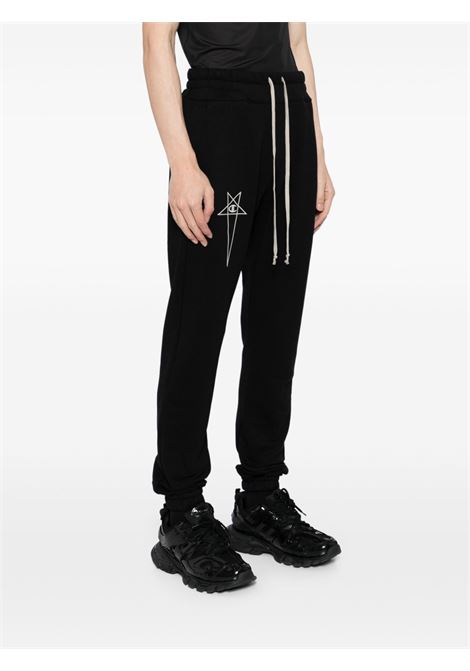 Black logo-detail track trousers Rick Owens x Champion - unisex RICK OWENS X CHAMPION | CM01E1685CHFE09